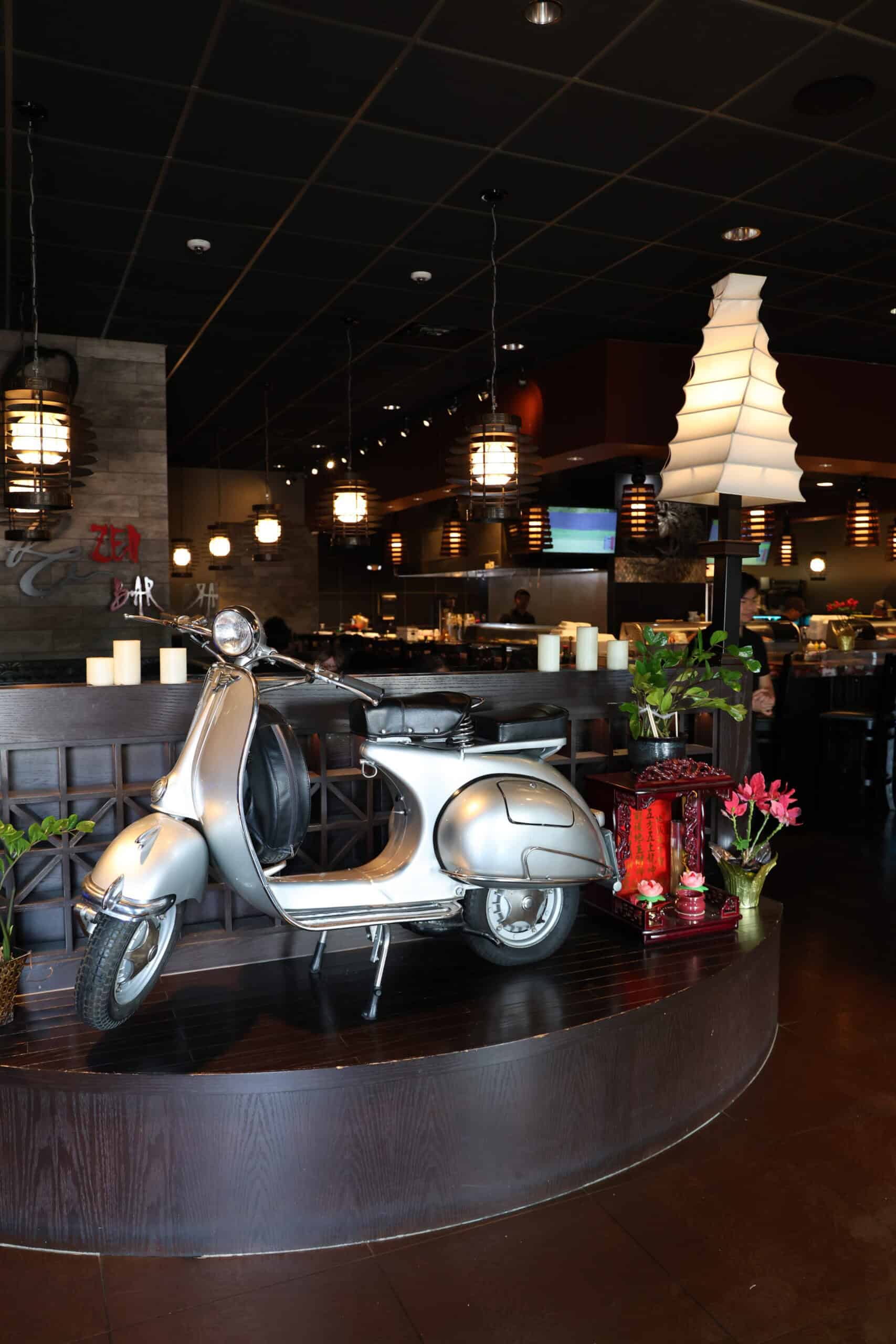 Silver Moped at Osaka Cordova location